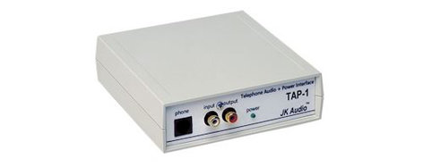 JK Audio TAP-1 Telephone Audio & Power Adapter TAP1