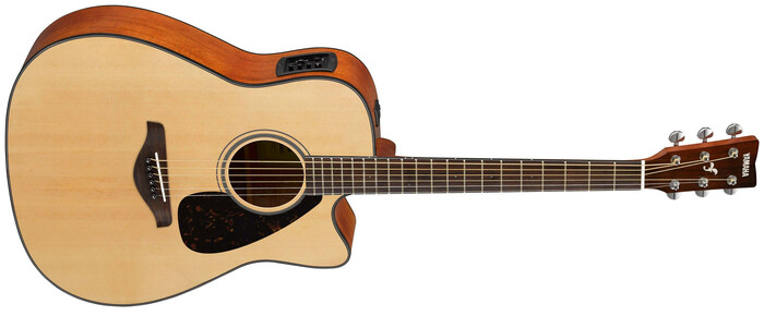 Yamaha FGX800C Dreadnought Cutaway Acoustic-Electric Guitar, Sitka Spruce Top
