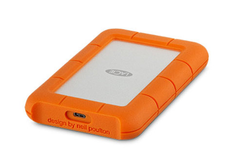 LaCie STFR2000800 2TB Rugged USB-C Portable Drive