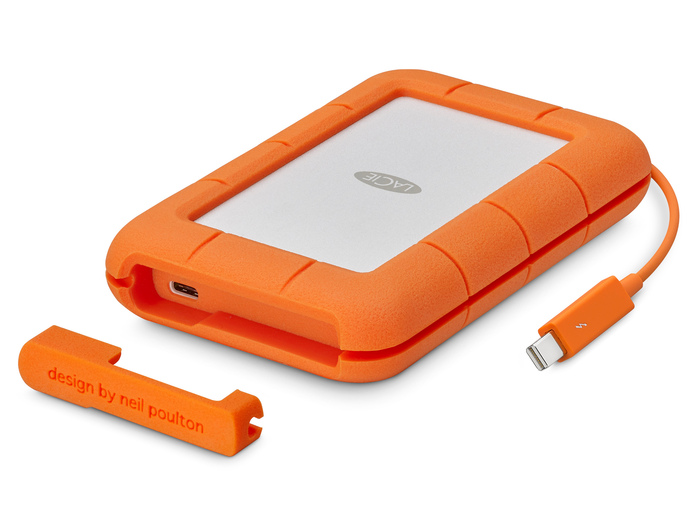 LaCie STFS500400 500GB SSD Rugged Thunderbolt USB-C Portable Drive