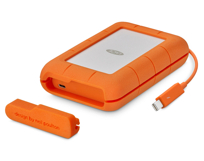 LaCie STFS5000800 5TB Rugged Thunderbolt USB-C Portable Drive