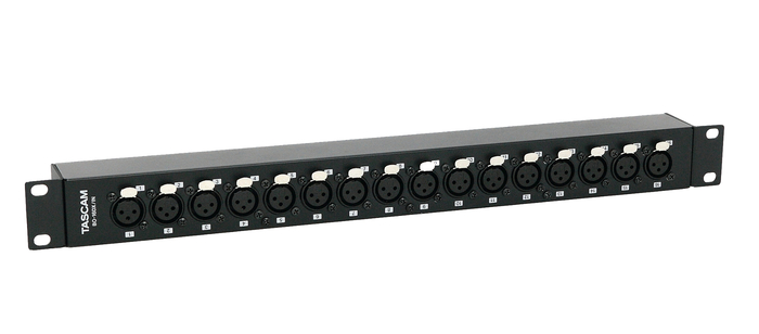 Tascam BO-16DX/IN 16-Channel XLRF To D-Sub Rack-Mount Breakout Box