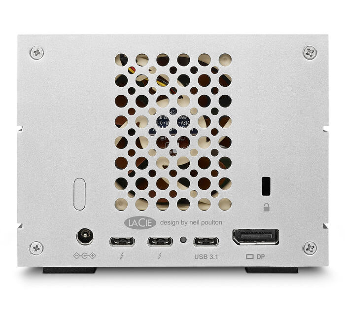 LaCie STGB8000400 8TB 2big Dock Thunderbolt 3 Dual Disk Hardware RAID