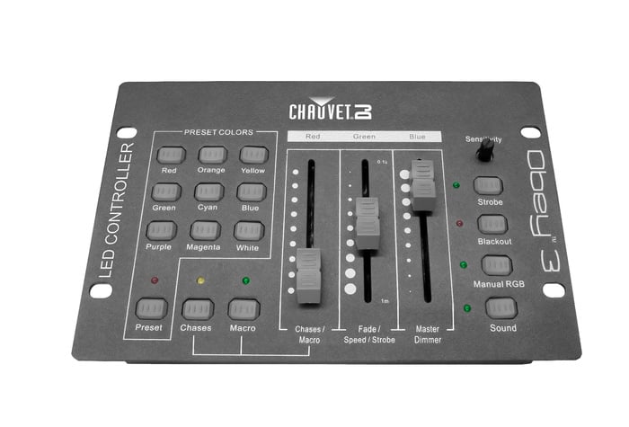 Chauvet DJ Obey 3 DMX Controller For RGB LED Lighting Fixtures
