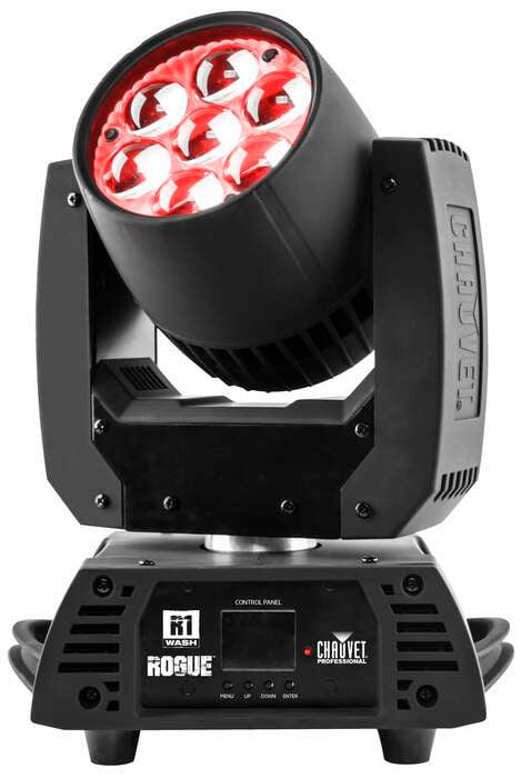 Chauvet Pro Rogue R1 Wash 7x15W RGBW LED Moving Head Wash With Zoom