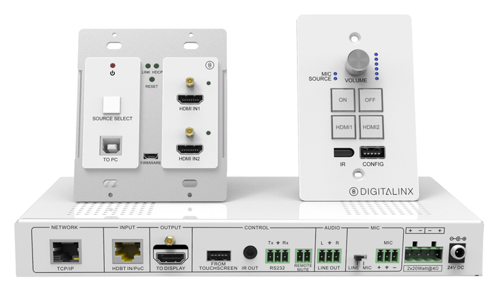 Liberty AV DL-RMKTC2H-W HDMI & USB2.0 Distribution And Control System