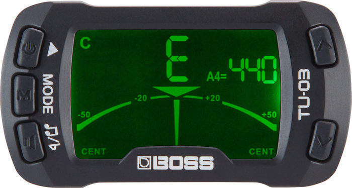 Boss TU-03 Clip-On Tuner/Metronome
