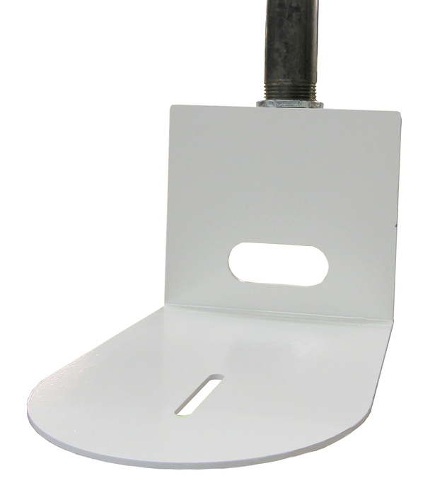 PTZOptics HCM-1C-WH Small Universal Ceiling Mount For 1" Pipe Attachment In White