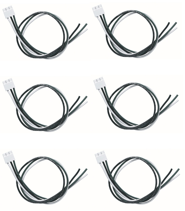 Middle Atlantic Products T24X6 24" Tail/Connector (Pack of 6) T24X6