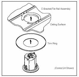 JBL MTC-24TR Trim Ring Retrofit For Control 24C / CT