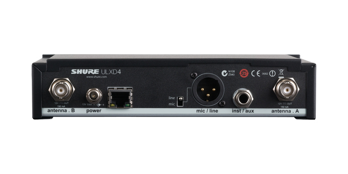 Shure ULXD4-J50A Digital Wireless Receiver, J50A Band