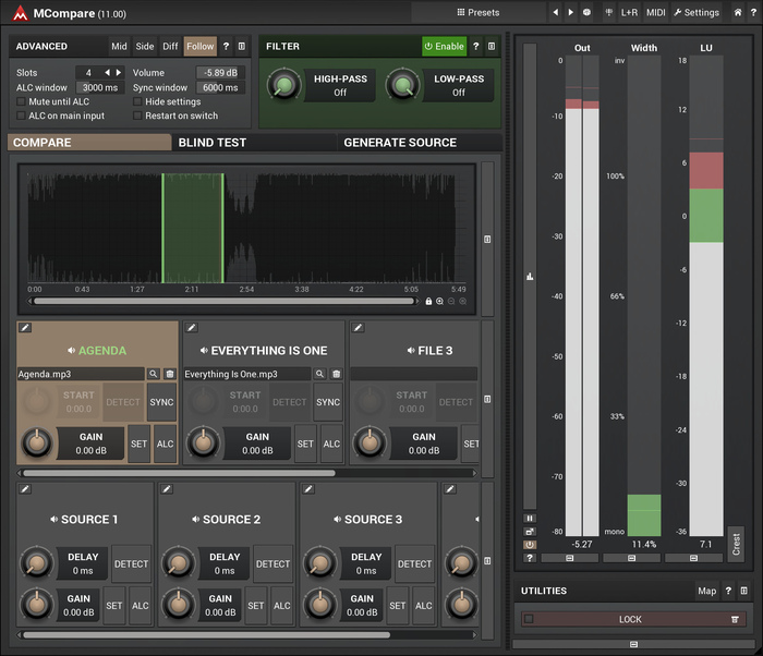 Melda MCompare Reference Tool For Mixing & Mastering [download]