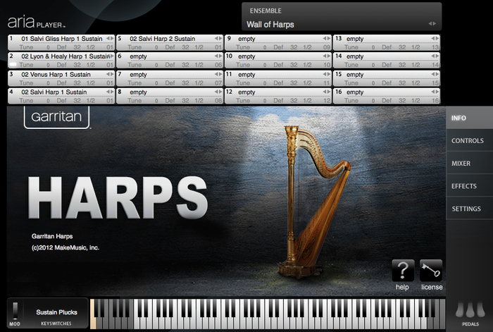 Garritan Garritan Harps Innovative Virtual Harps Collection [download]