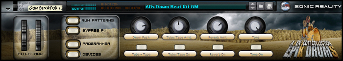 Sonic Reality 60S-DOWNB-K-4-BFD2 Classic Sixties Ludwig Downbeat Kit Sample Library [download]