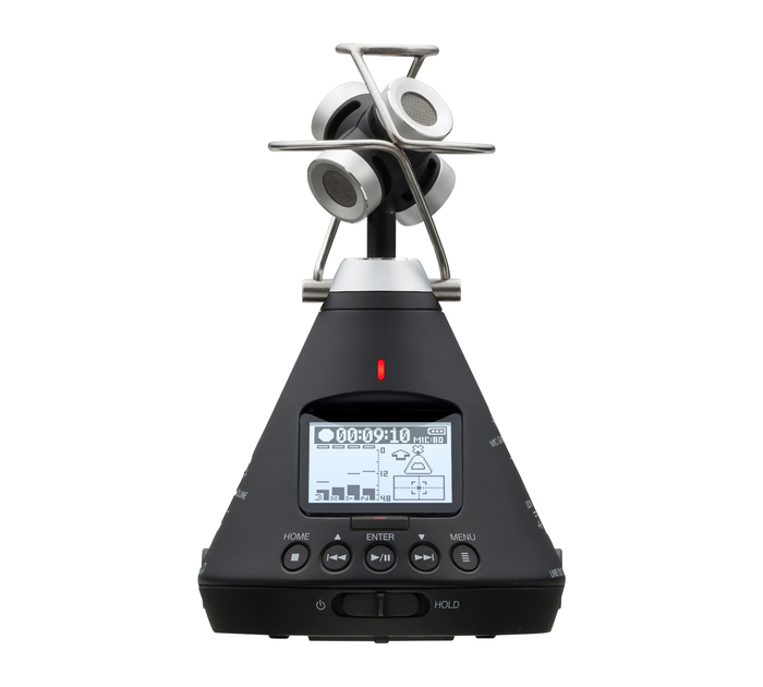 Zoom H3-VR Virtual Reality Audio Recorder With Built-in Ambisonic Surround Microphone