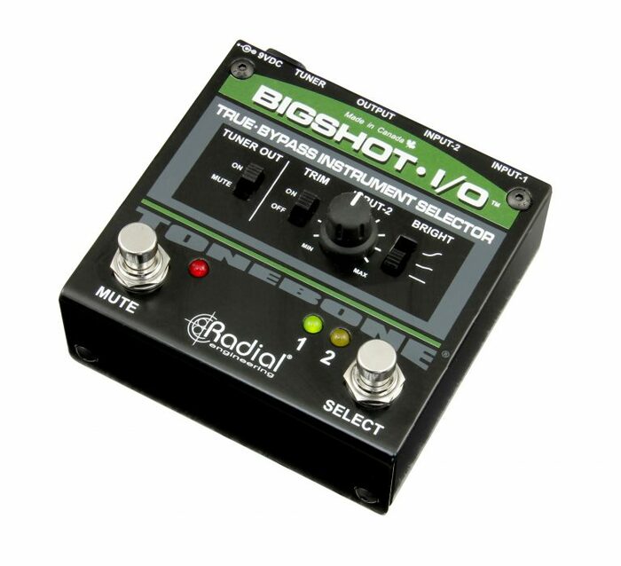 Radial Engineering Bigshot I/O TRUe Bypass Instrument Selector Pedal