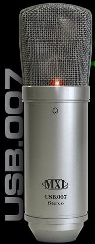 MXL Microphones MXL USB.007 Stereo Condenser USB Microphone with Accessories MXL-USB.007