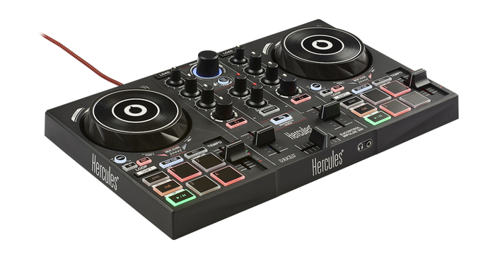 Hercules DJ DJControl Inpulse 200 2-Channel DJ Controller For DJUCED With Light Guides