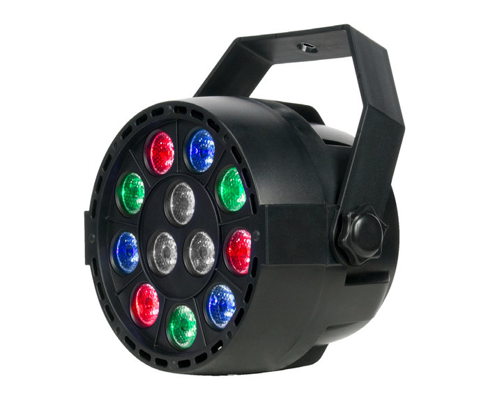 Eliminator Lighting MINI-PAR-RGBW-LED 12 X 1 Watt RGBW LED PAR Fixture