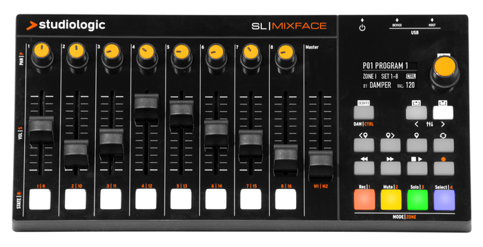 Studiologic SL Mixface Portable DAW Control Surface And MIDI Controller With Optional Battery Power