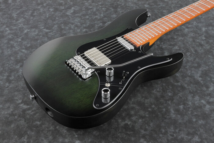 Ibanez Erik Hansel Signature - EH10TGM Solidbody Electric Guitar With Jatoba Fingerboard - Transparent Green Matte