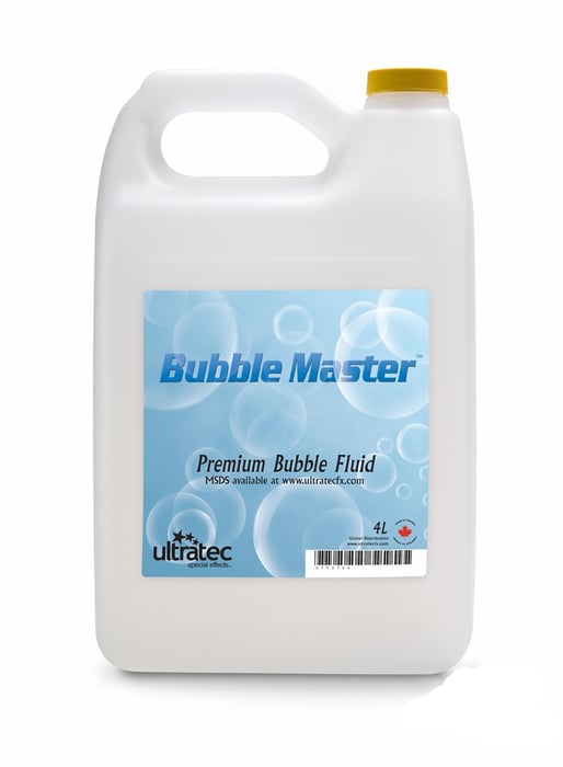 Ultratec Bubble Master Fluid 4L Container Of Bubble Master Bubble Fluid