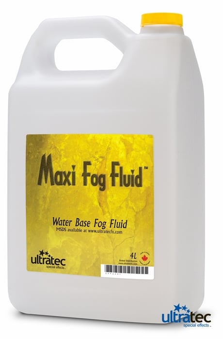 Ultratec Maxi Fog Fluid Case Of 4- 4L Container Of High Volume Water Based Fog Fluid
