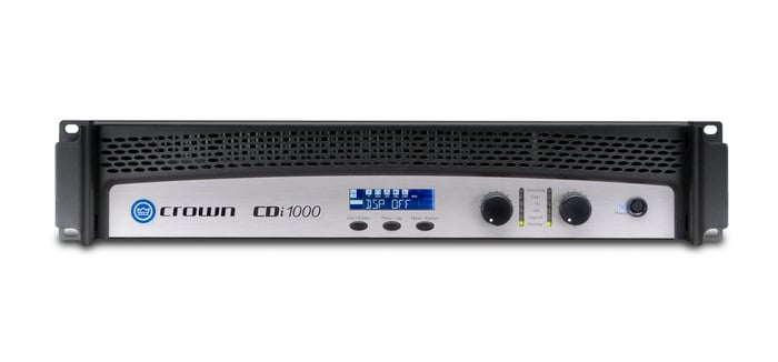 Crown CDi 1000 2-Channel Power Amplifier, 500W At 4 Ohms, 70V/140V