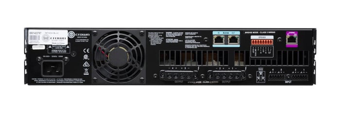 Crown CDi DriveCore 4|1200 BL 4-Channel Power Amplifier With BluLink, 1200W At 4 Ohms, 70V/100V