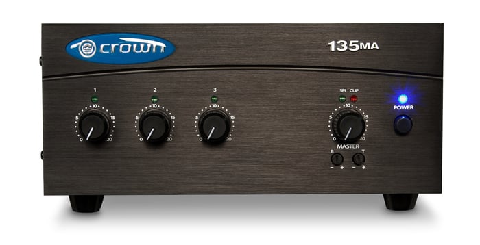 Crown G135MA 3x1, 35W Mixer Amplifier, 70V