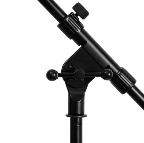 On-Stage MS7701B 32-61.5" Euro Boom Microphone Stand, Black