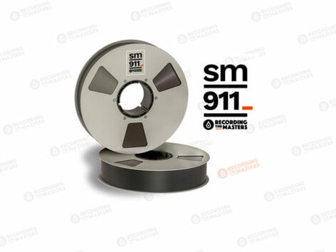 RTM SM911 Analog Tape - R34420 2" X 2500' Audio Tape, 10.5" Precision Reel, NAB Hub