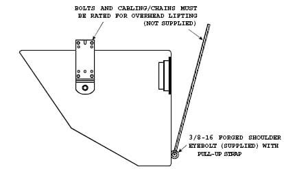 Electro-Voice EVI-12MB-WH Mounting U-Bracket for EVI12, WHITE EVI-12MB-WH