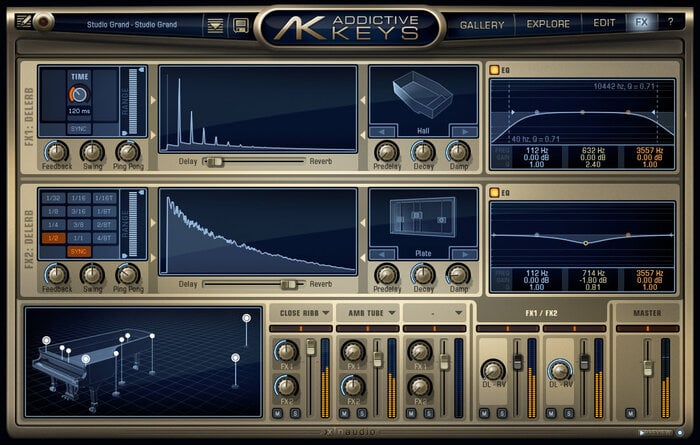 XLN Audio AK: Studio Grand Steinway Model D Concert Grand Piano [download]