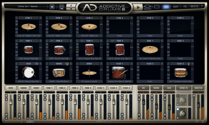 XLN Audio Addictive Drums 2: Custom AD2 With Your Choice Of Content [download]