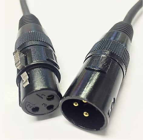 Accu-Cable AC3PDMX3 3 Ft 3-Pin Male To Female DMX Cable