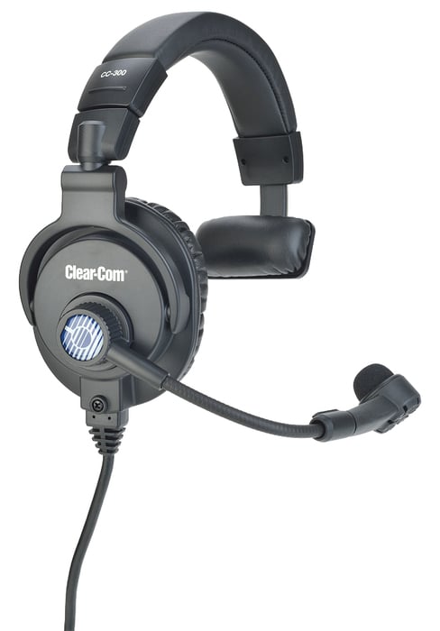 Clear-Com CC-300-Y5 Single Over Ear 5 Pin Female XLR Cardioid Headset