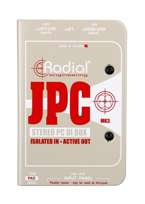 Radial Engineering JPC Active Stereo PC Direct Box