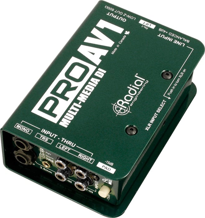 Radial Engineering ProAV1 Passive Multimedia Direct Box