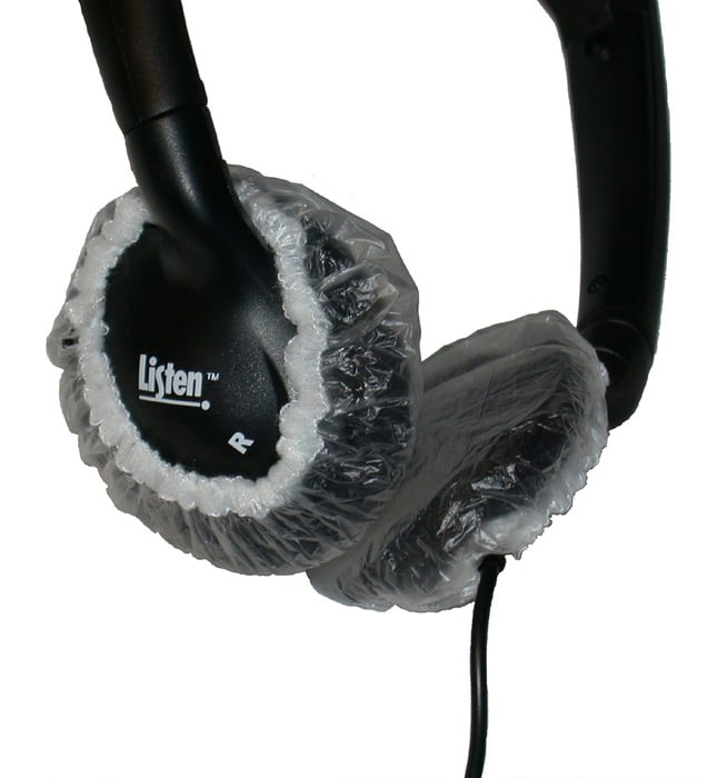 Listen Technologies LA-168 Sanitary Covers For LA-165 Stereo Headphones, 10 Pack