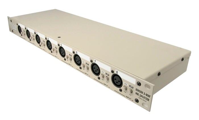 Radial Engineering OX8-j 8-Channel Mic Splitter, Jensen Isolation Transformers, D-Subs And XLRs