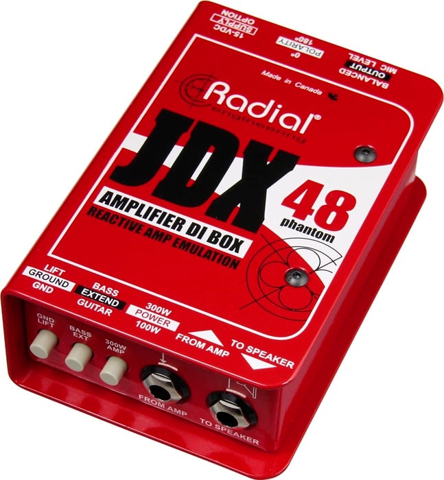 Radial Engineering JDX-48 Guitar Amp DI With Speaker Emulation And Reactive Load