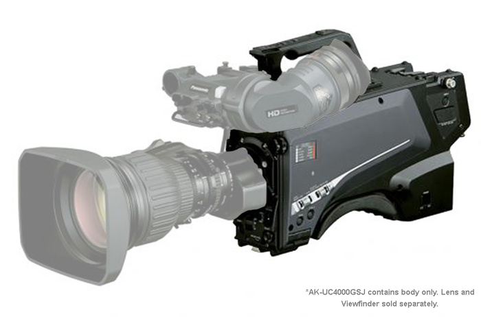 Panasonic AK-UC4000GSJ 4K HDR Studio Camera, LEMO CCU Connector