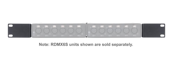 Elation RDM222 Dual RDMX6S Rack-Mount Kit