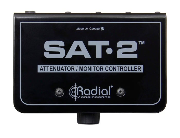 Radial Engineering SAT2 Line Level Stereo Attenuator, Passive, TRS And XLR Inputs, XLR Outs