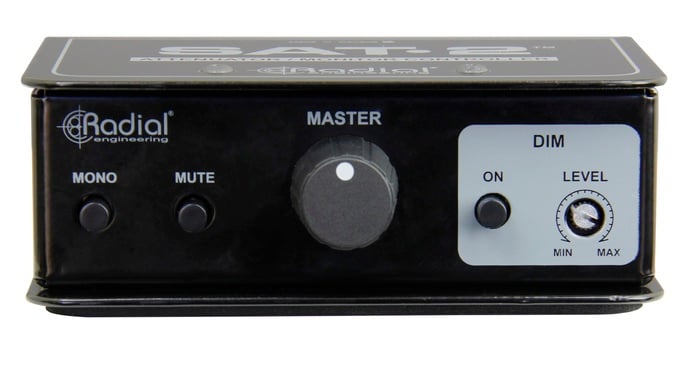 Radial Engineering SAT2 Line Level Stereo Attenuator, Passive, TRS And XLR Inputs, XLR Outs