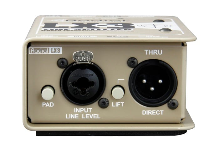 Radial Engineering LX3 Line Splitter, Passive, 1 Input, 1 Direct Out And 2 Jensen Isolated Outputs