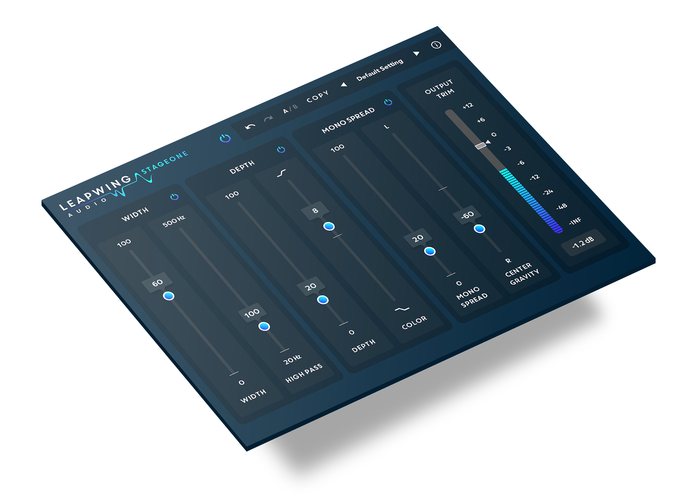 Leapwing Audio StageOne Stereo Mix Soundstage Enhancement Plugin With Width, Depth And Spread Control
