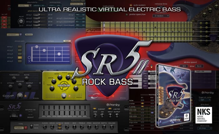 Prominy SR5 Rock Bass 2 Virtual Music Man Stingray 5 Bass Modeling Software With Amp Simulation [Download]