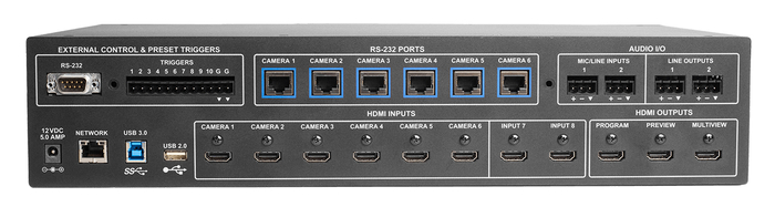 Vaddio AV Bridge MatrixMIX Production System AV Bridge MatrixMIX And PCC MatrixMIX Kit